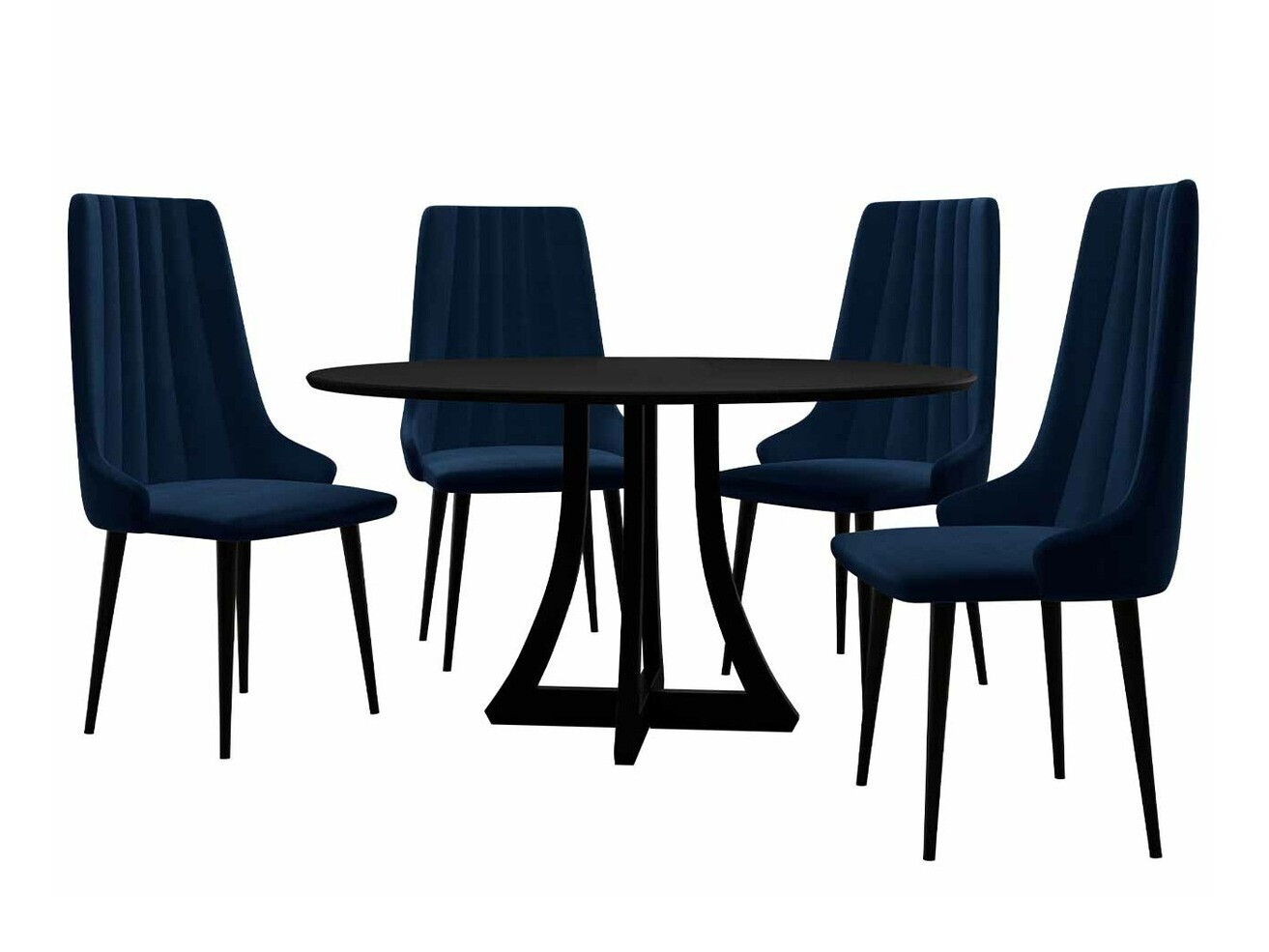 Dining set Racine 126 (Black)