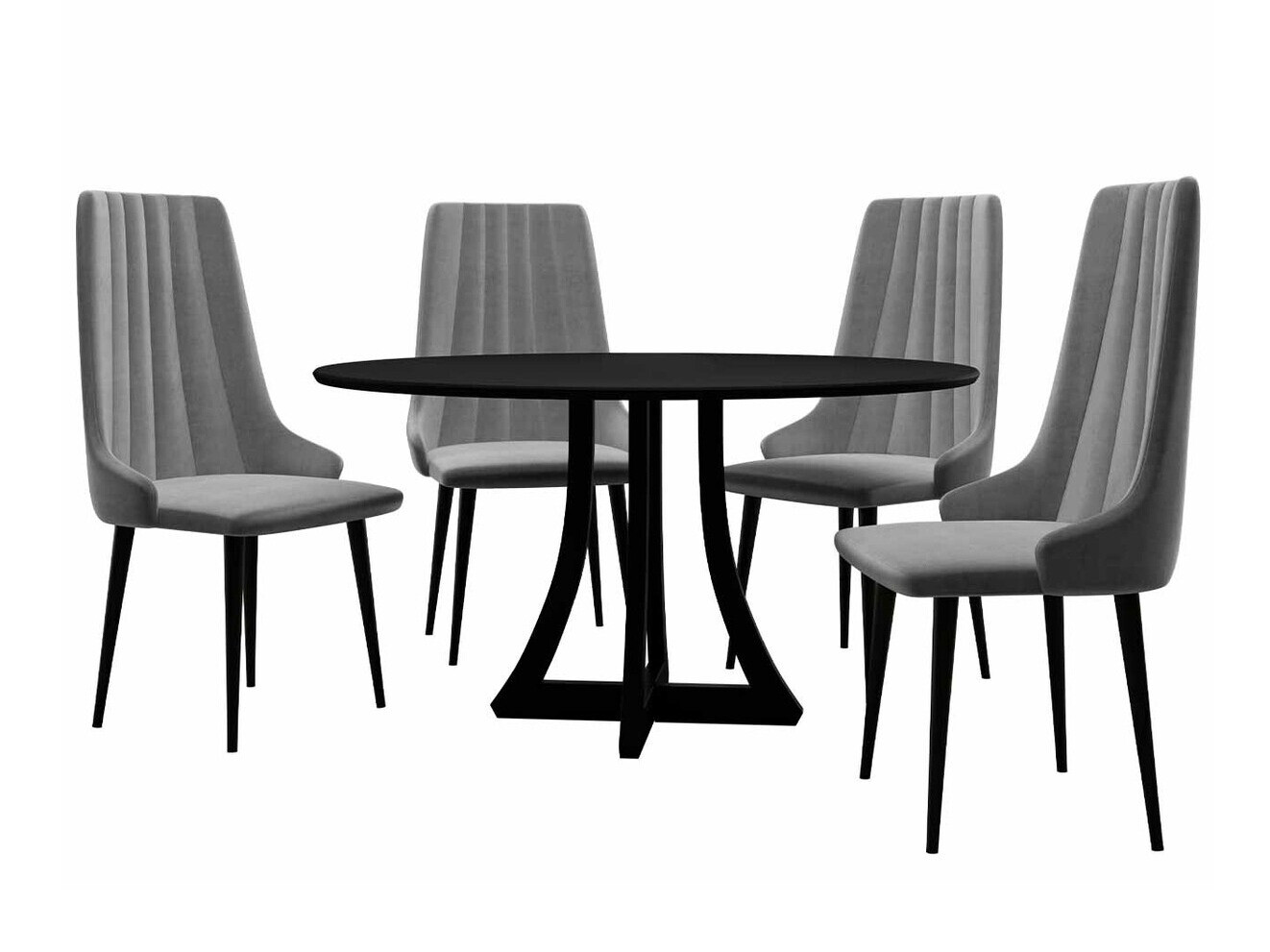 Dining set Racine 126 (Black)