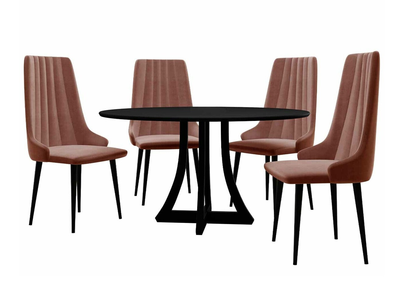 Dining set Racine 135 (Black)