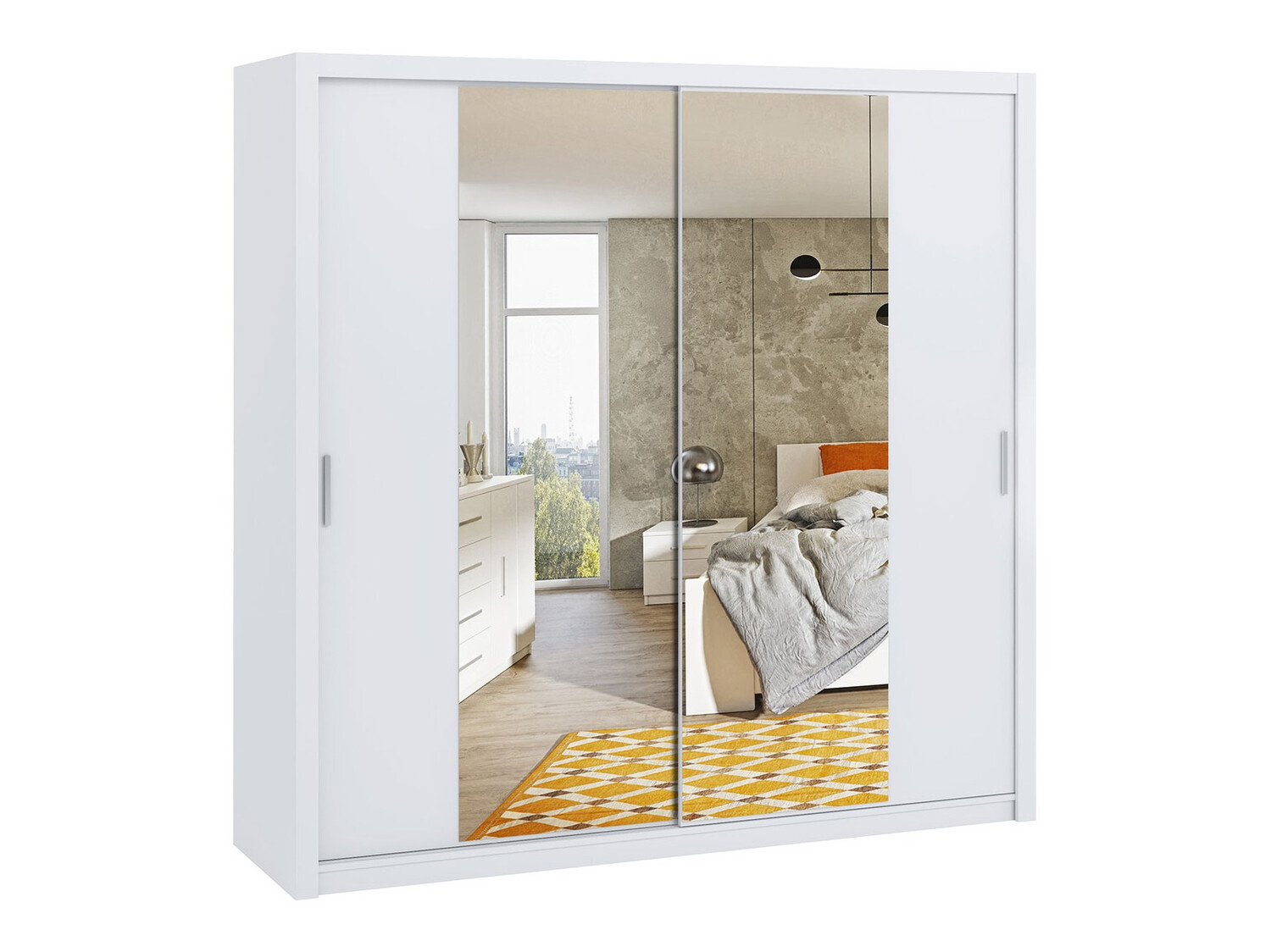 Wardrobe Catromi 110 (White)
