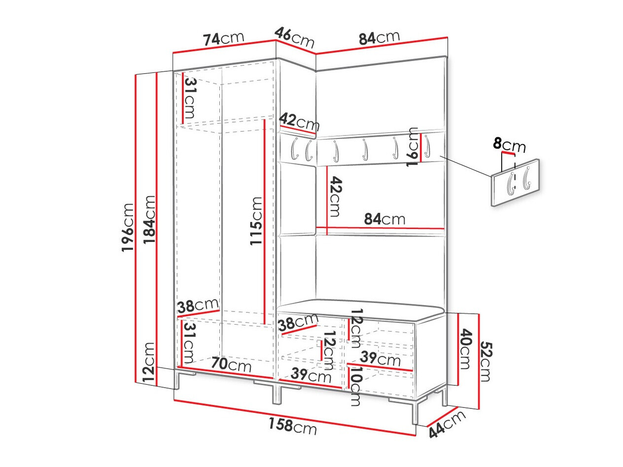 Hallway set Nomal I (White)