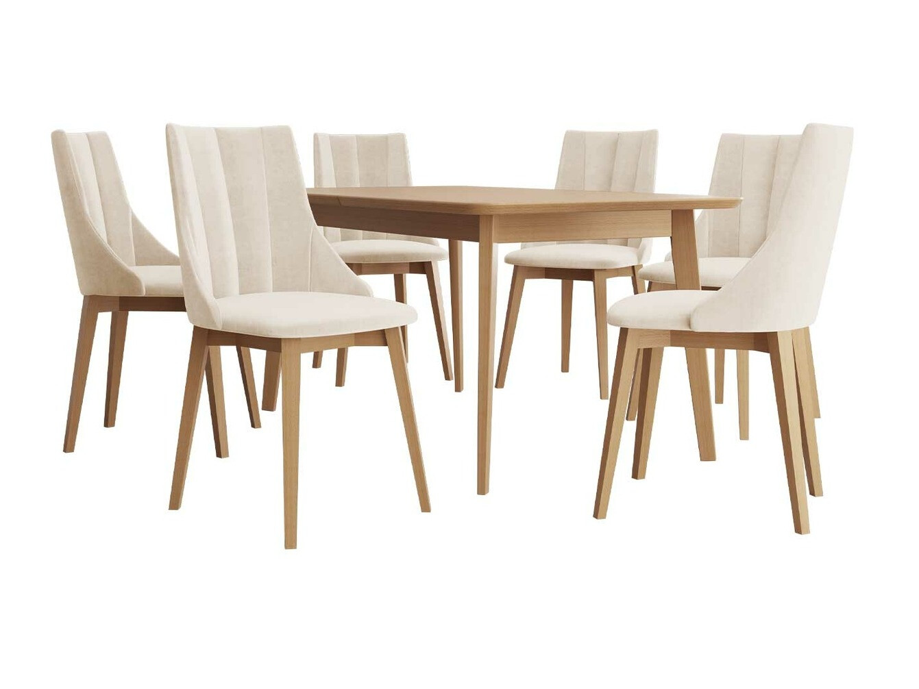 Dining set Racine 139 (Brown + Magic Velvet 2250)