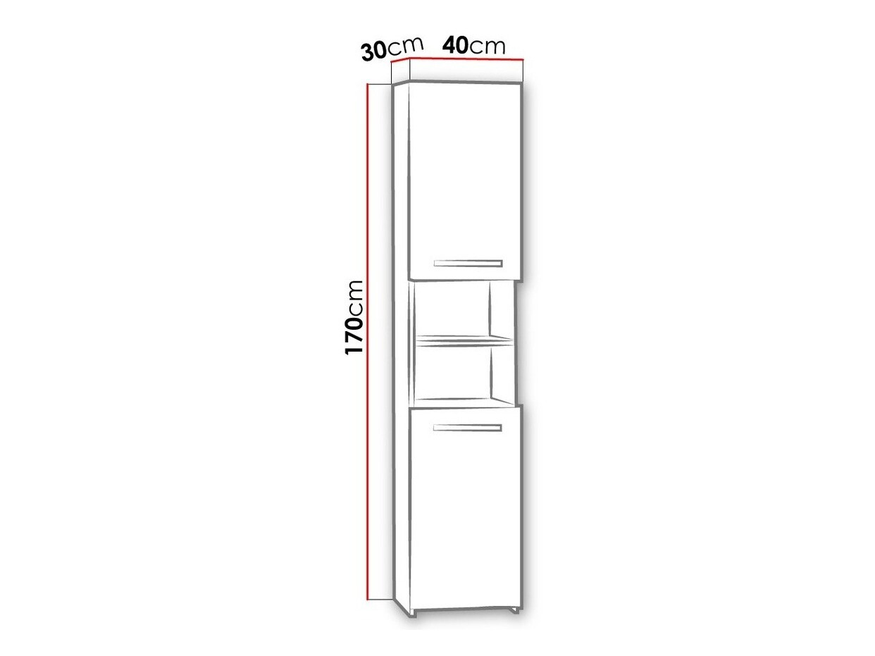 Freestanding bathroom cabinet Comfivo Piscator I