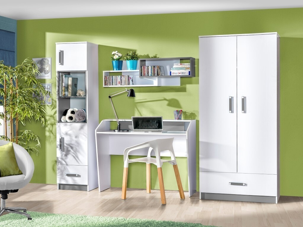 Children's room set Lorlare 100 (White + Grey)