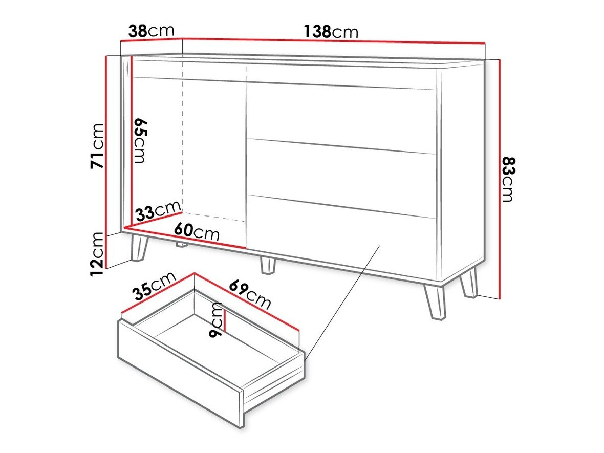 Chest of drawers Munus