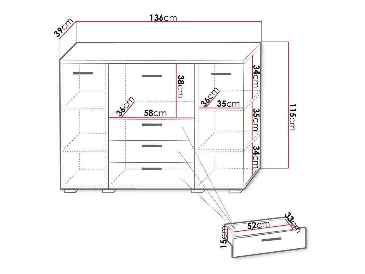 Chest of drawers Flos (I)