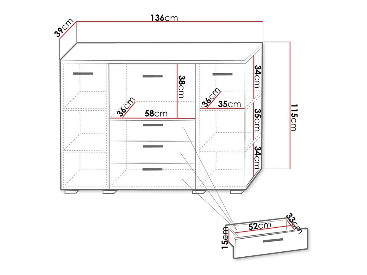 Chest of drawers Flos (V)