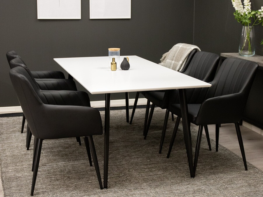 Table Dallas 127 (White + Black)
