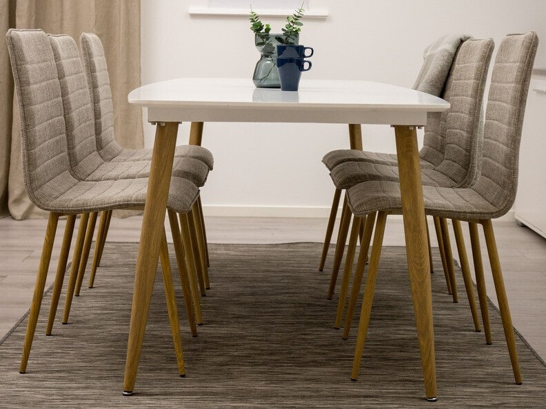 Table Dallas 131 (White + oak)