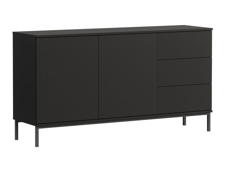 Chest of drawers Lomsore 104 (Black)