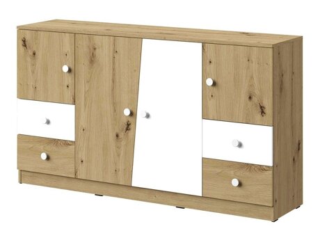Chest of drawers Almira 105 (Artisan oak + White)