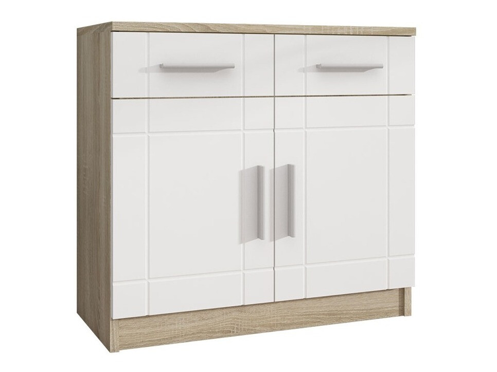 Chest of drawers Tucson 144 (Sonoma oak + White)