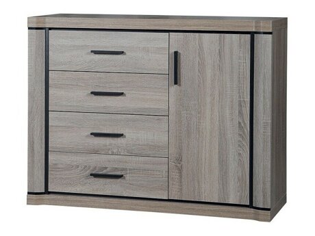 Chest of drawers Lorelie 102 (Trufel oak)