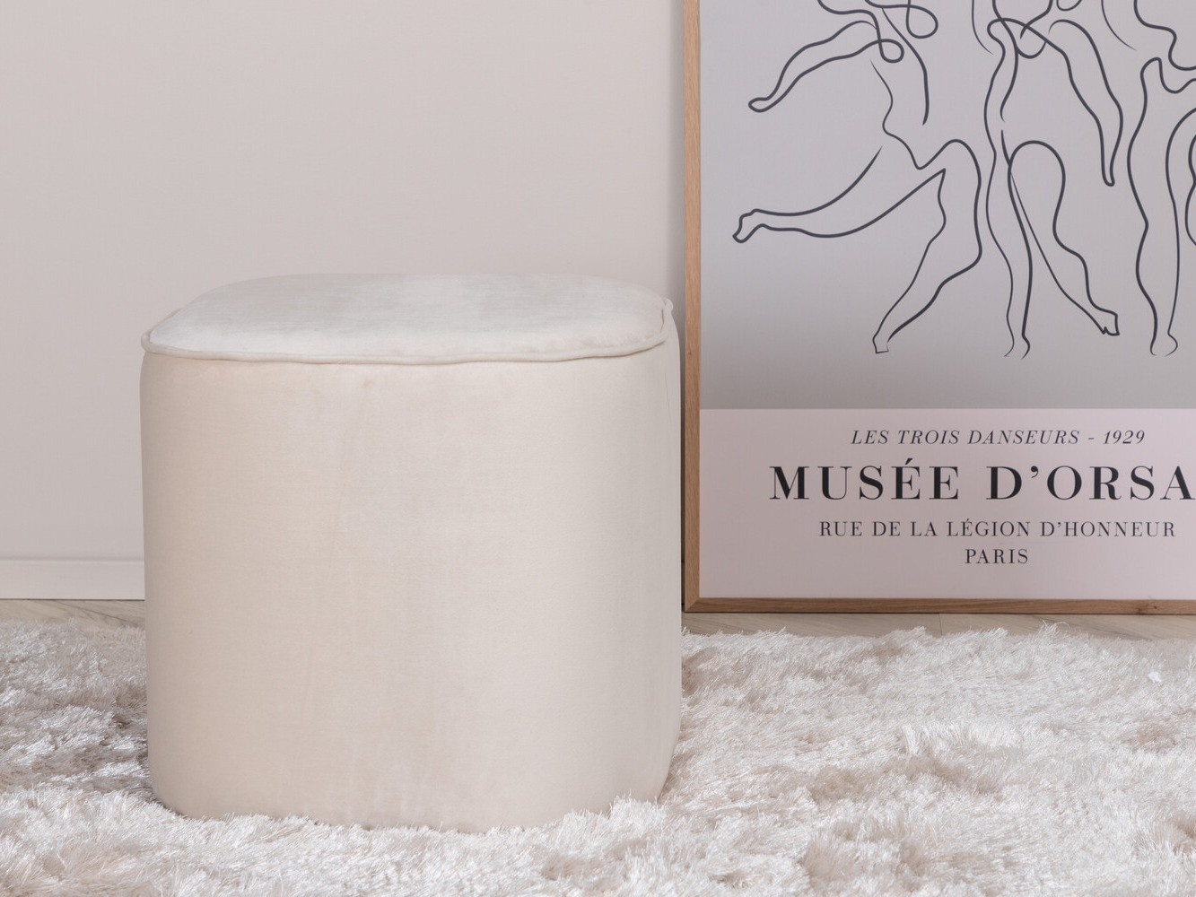 Ottoman Dallas 2944 (Cream)