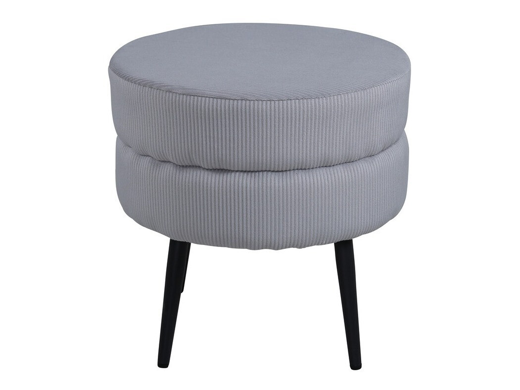 Ottoman Dallas 2945 (Light grey + Black)
