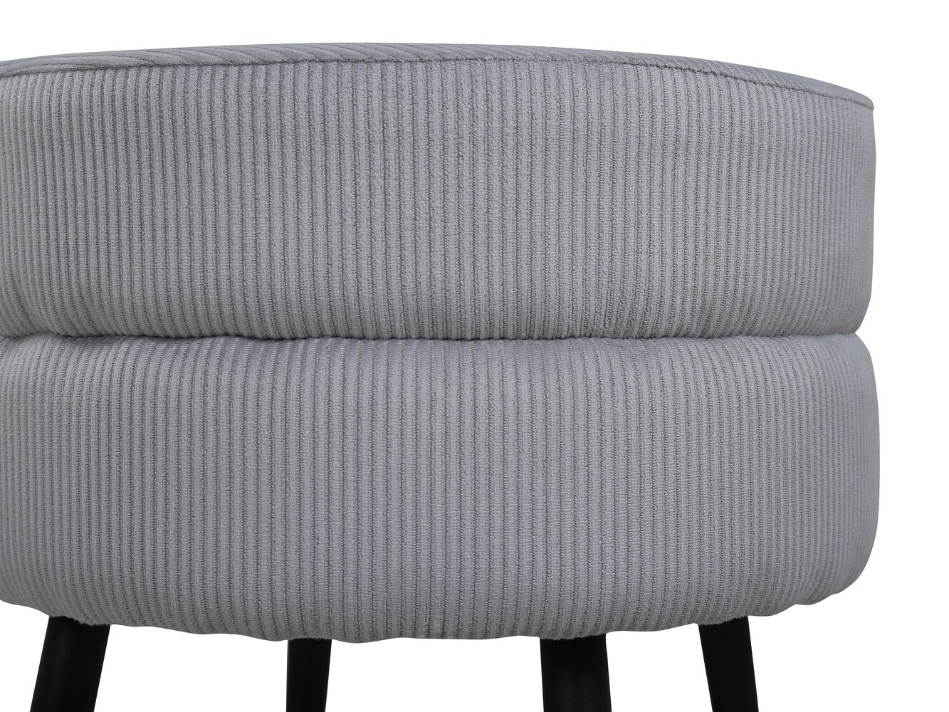 Ottoman Dallas 2945 (Light grey + Black)