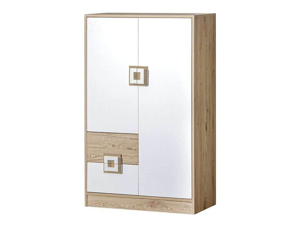 Chest of drawers Balvire 108 (Light oak + White)