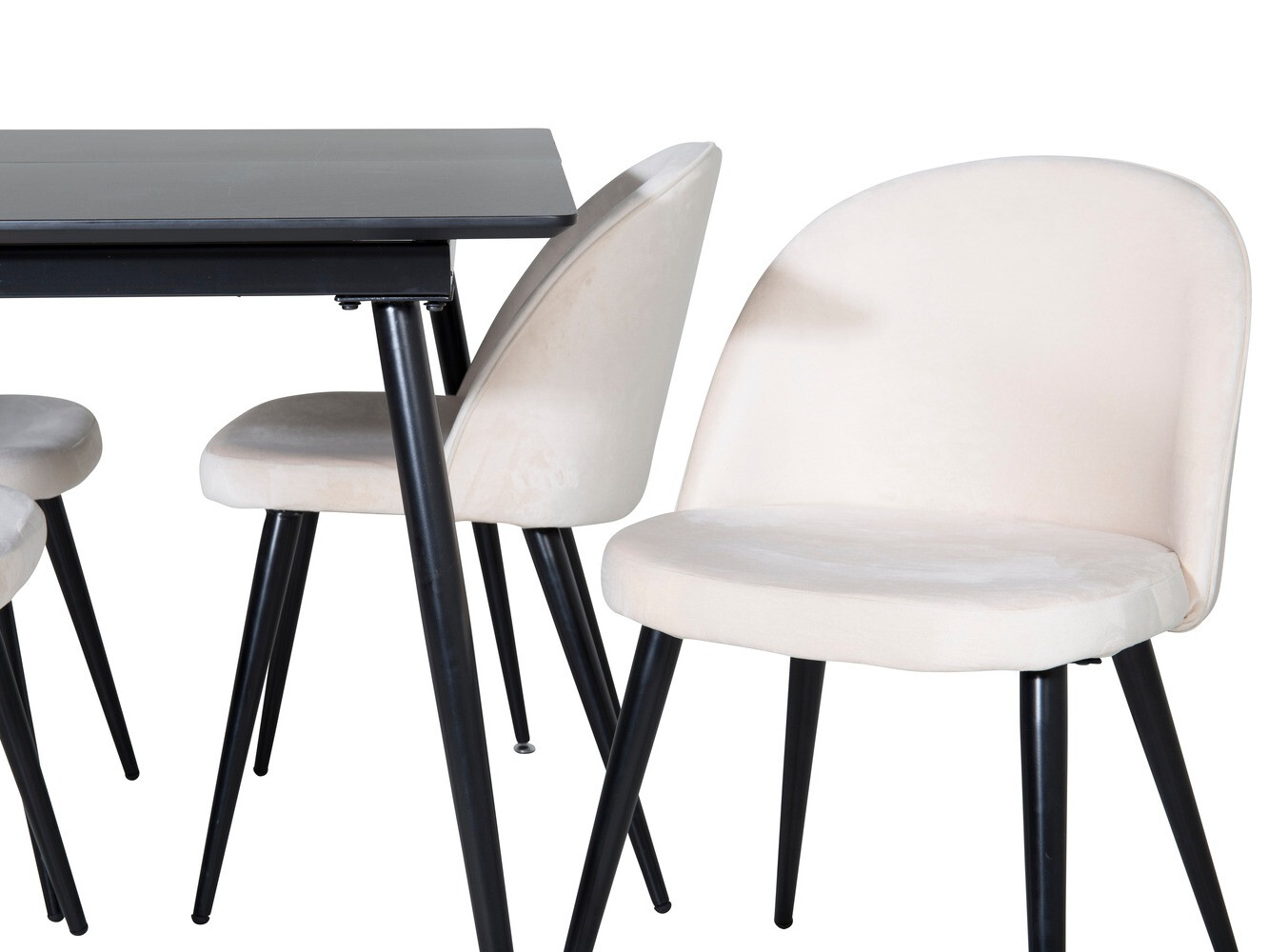 Dining set Dallas 1521 (Beige + Black)