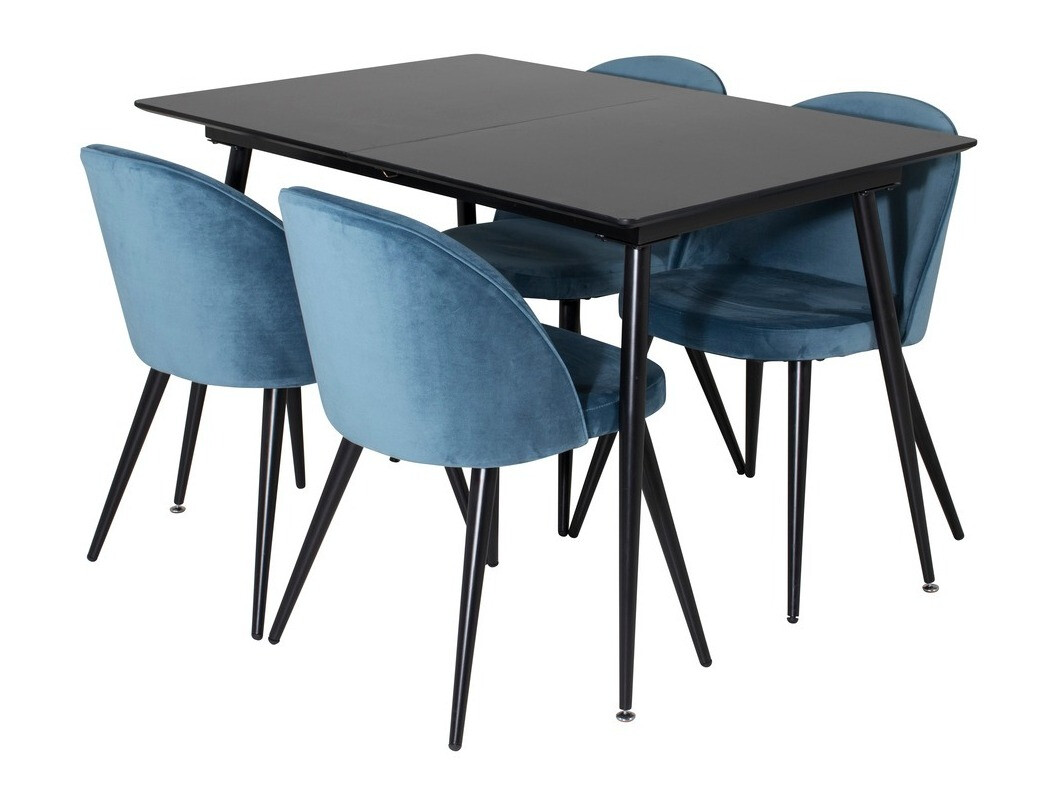 Dining set Dallas 1521 (Blue + Black)