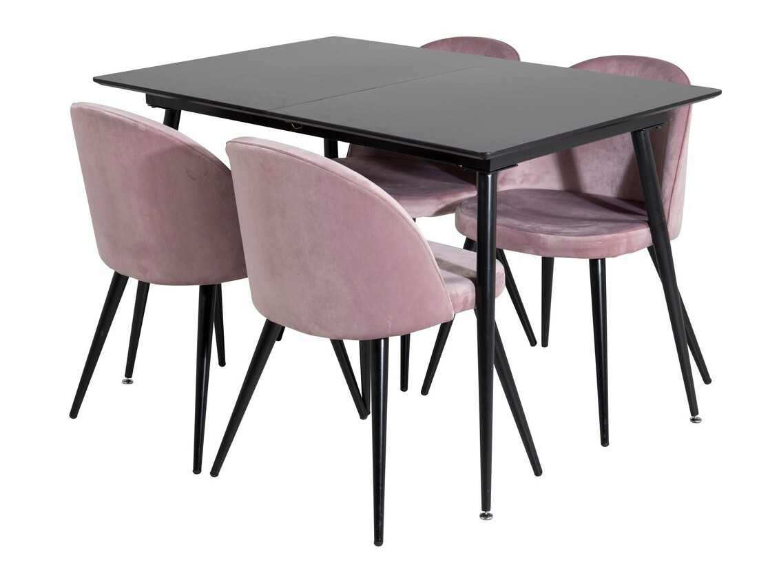 Dining set Dallas 1521 (Pink + Black)
