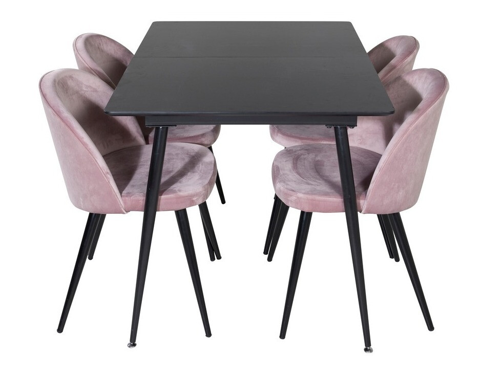 Dining set Dallas 1521 (Pink + Black)