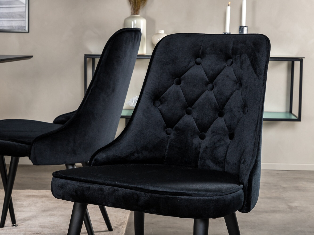 Dining set Dallas 1522 (Black)