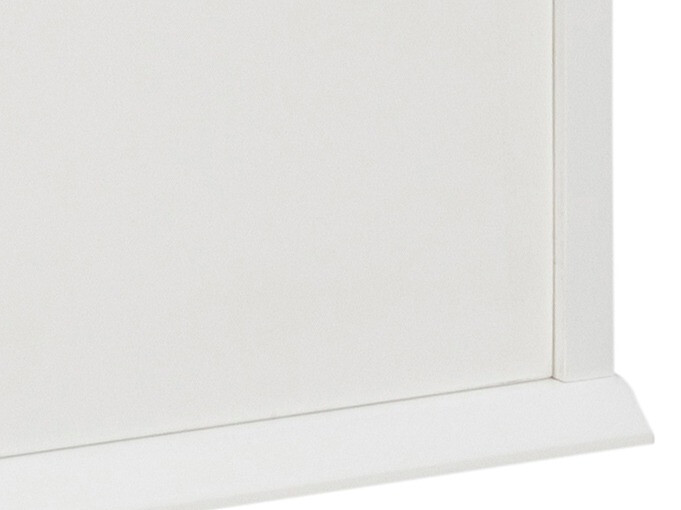 Bedside table Norsica 105 (White + Oak)