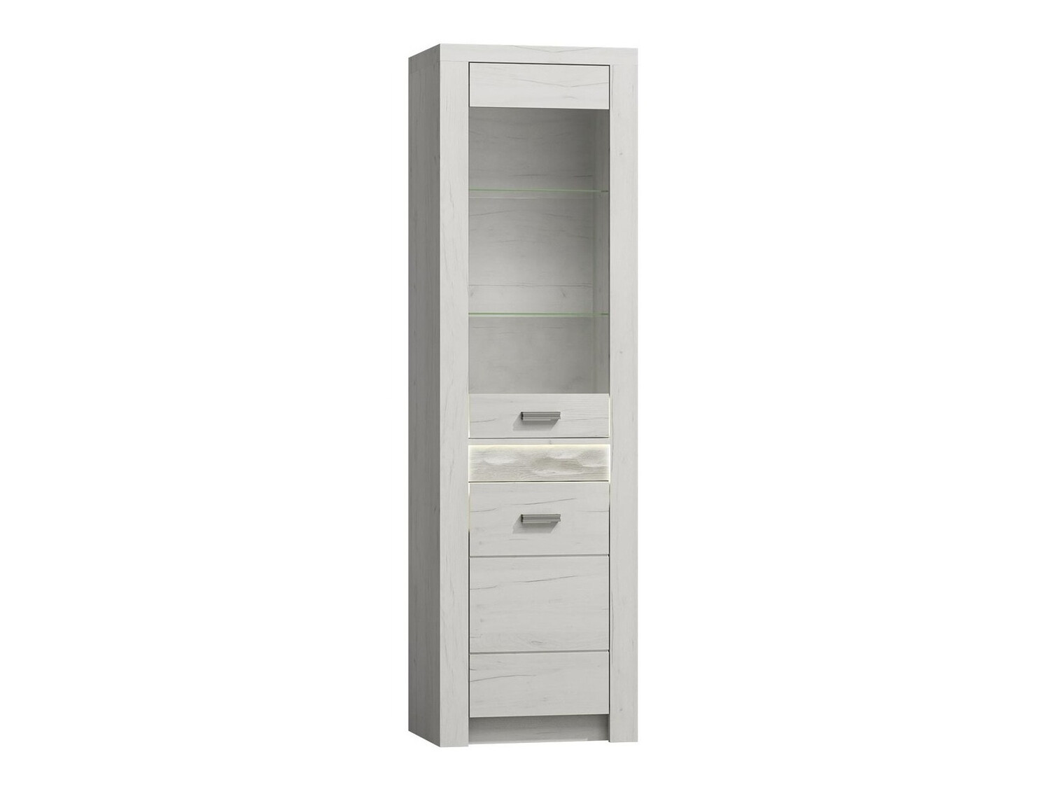 Bookcase Serfeno 102 (Craft white)