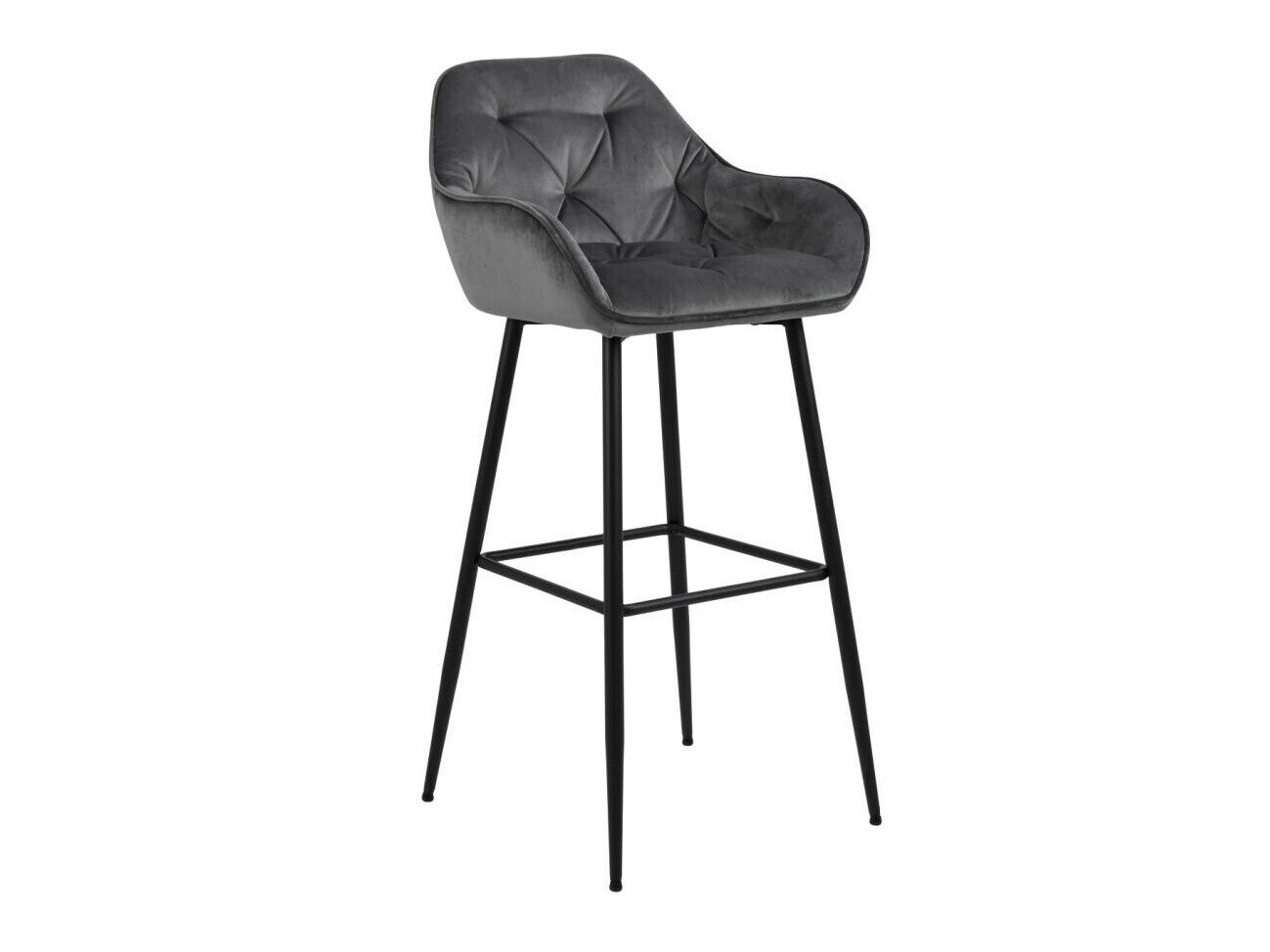 Bar stool Norsica 474 (Grey + Black)