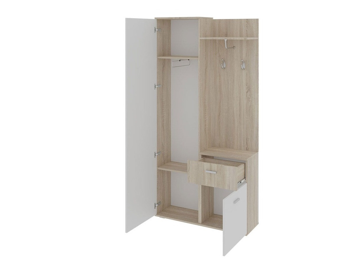 Hallway set Pavo (Sonoma oak + White)