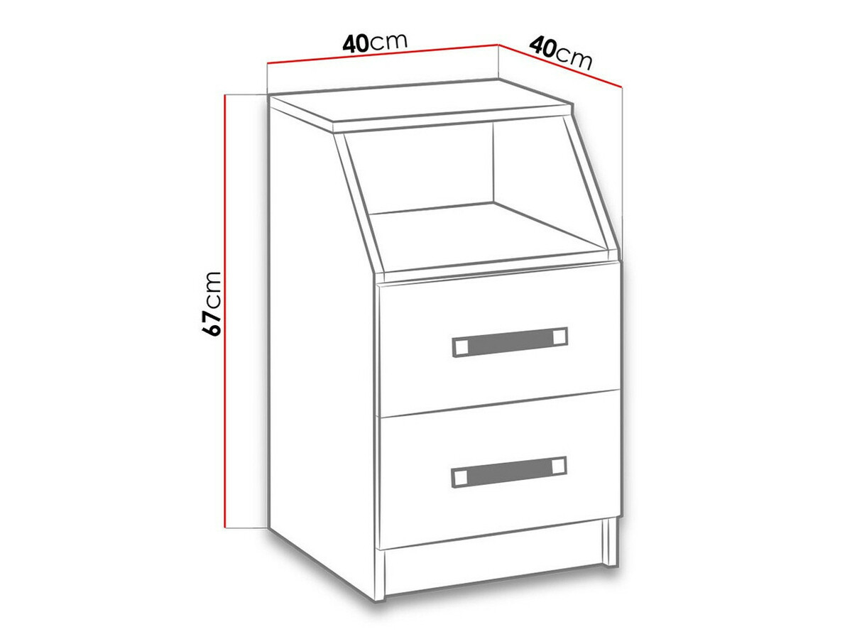 Under-desk drawer unit Lorlare 116 (White + Grey)