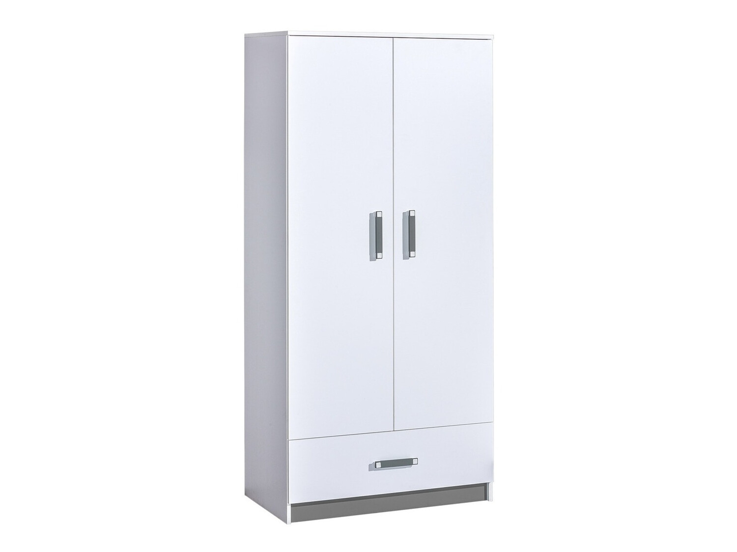 Wardrobe Lorlare 110 (White + Grey)