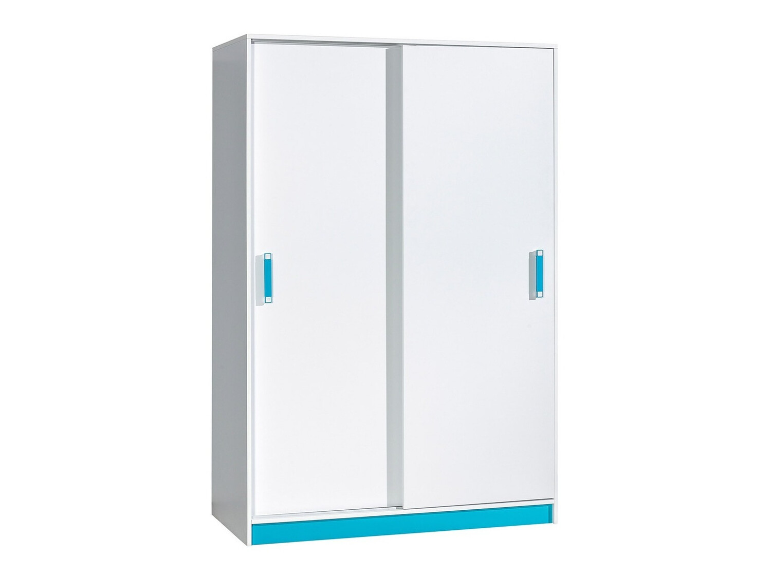 Wardrobe Lorlare 115 (White + Turquoise)