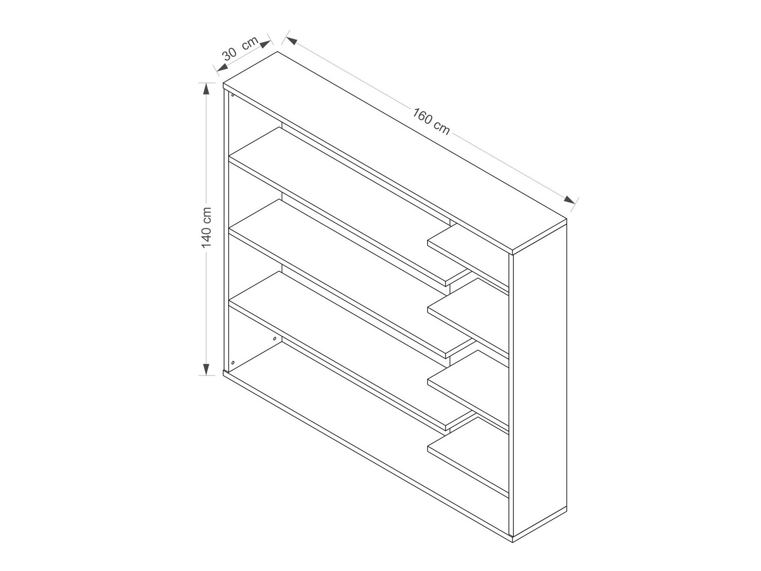 Bookcase Avitori 104