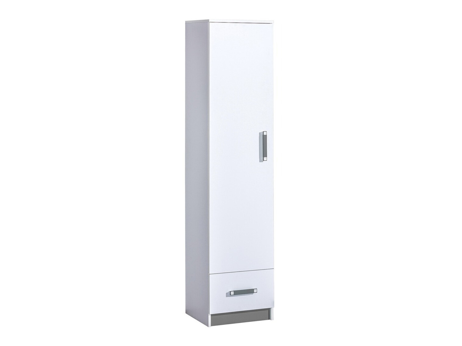 Bookcase Lorlare 106 (White + Grey)