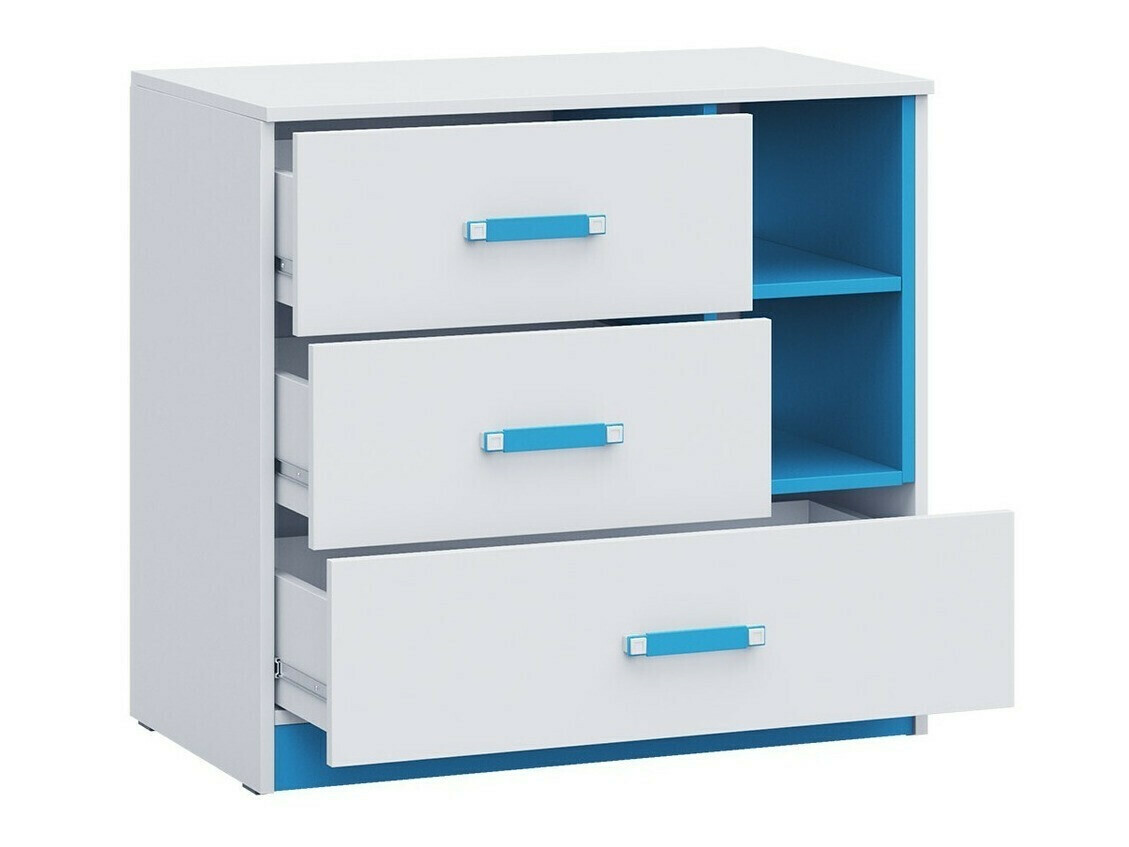 Chest of drawers Lorlare 108 (White + Pink)