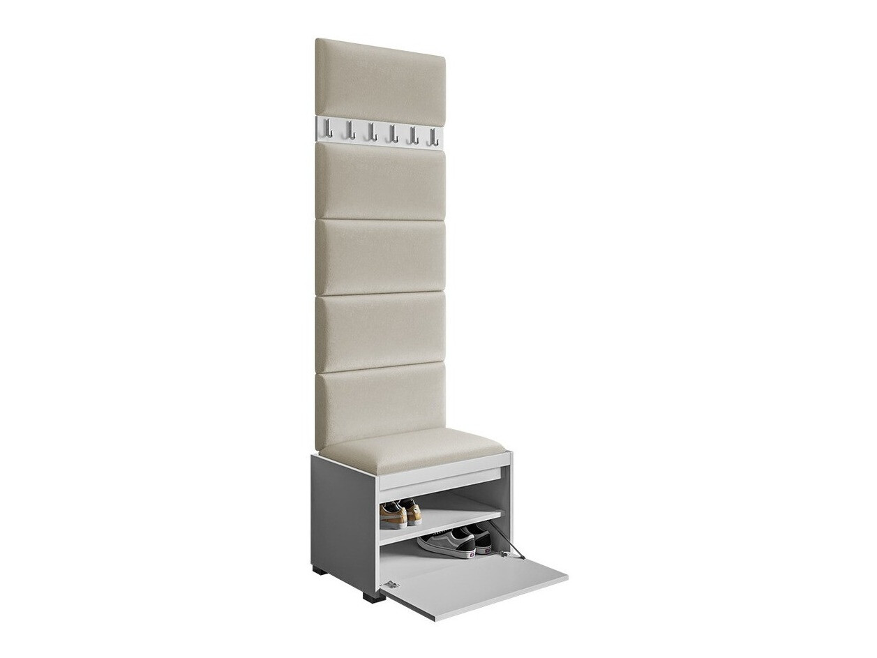 Hallway set Comfivo Pinus V (White + Manila 02)