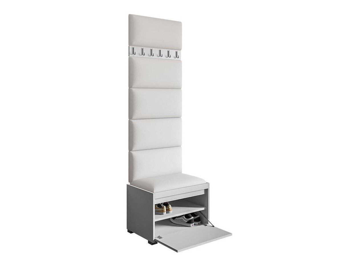 Hallway set Comfivo Pinus V (White + Soft 017)