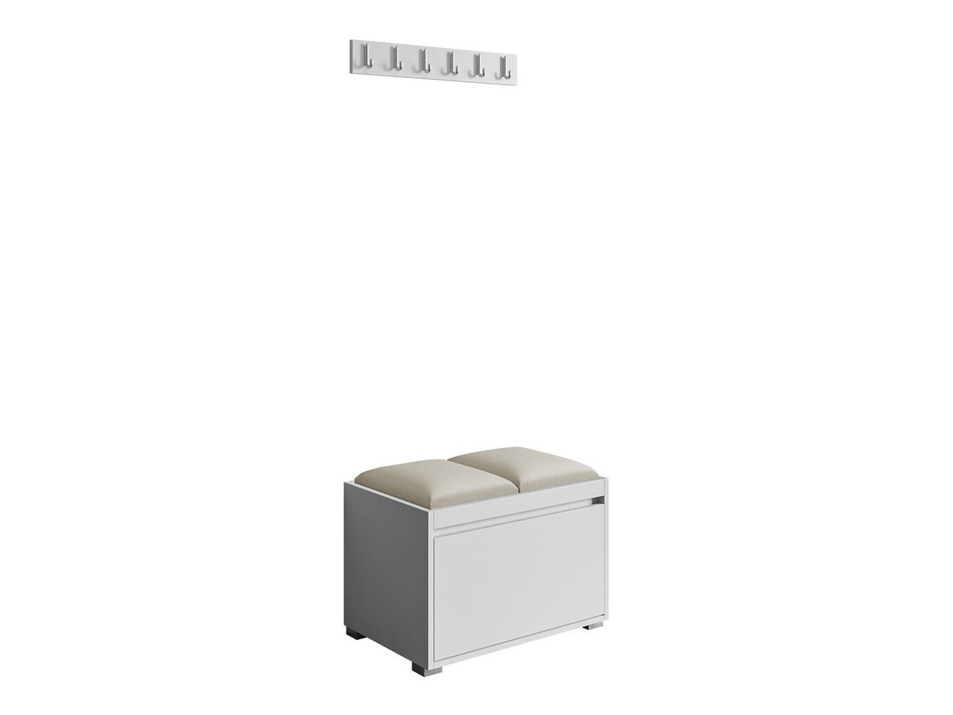 Hallway set Comfivo Pinus VI (White + Manila 02)