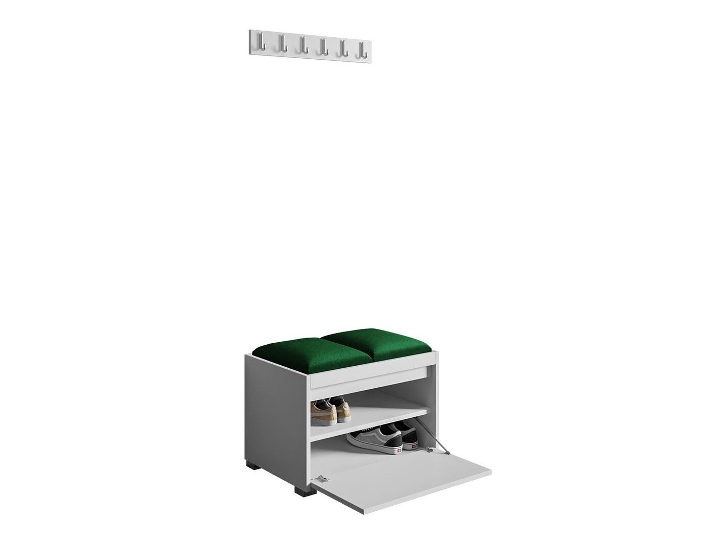 Hallway set Comfivo Pinus VI (White + Manila 35)