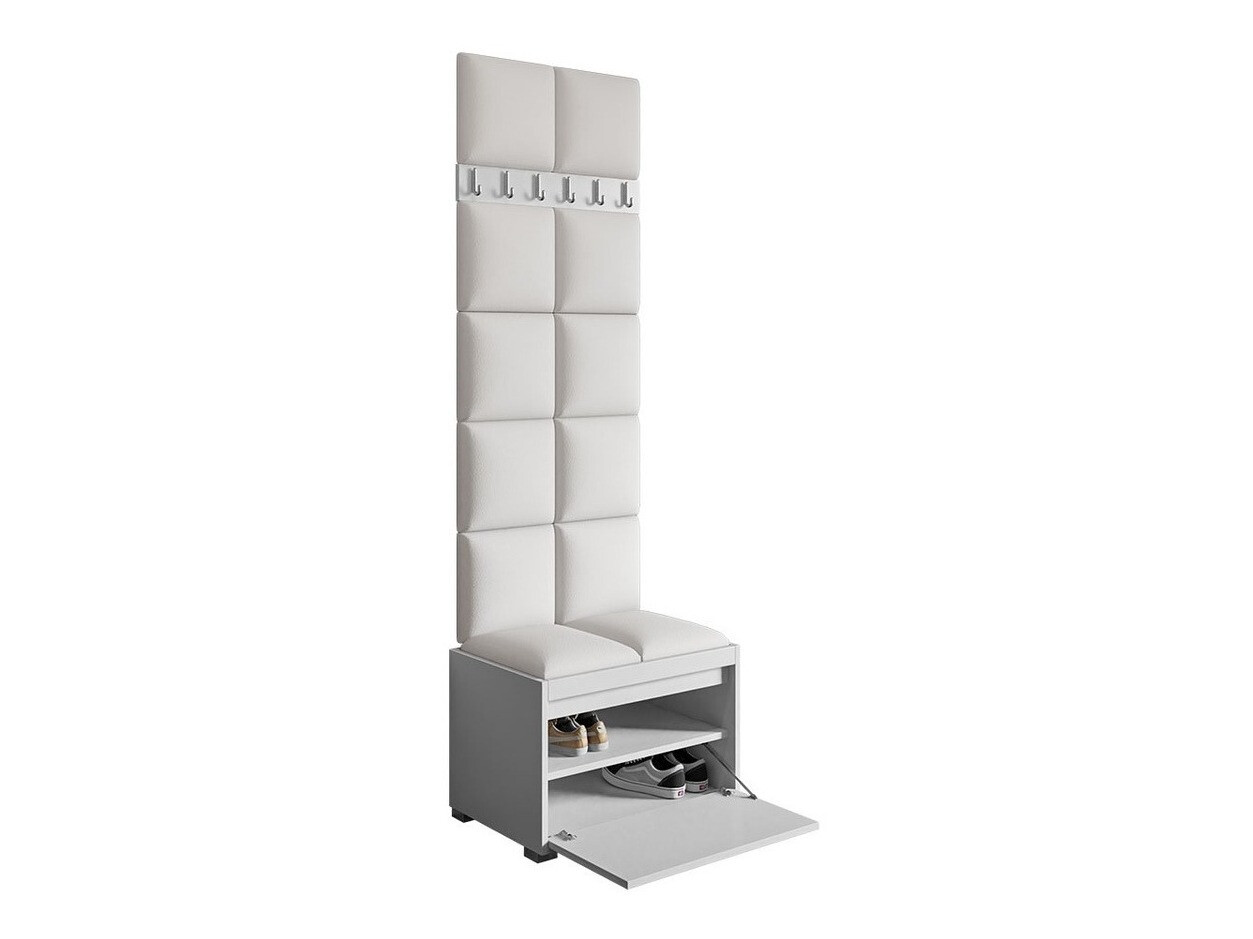 Hallway set Comfivo Pinus VII (White + Soft 017)