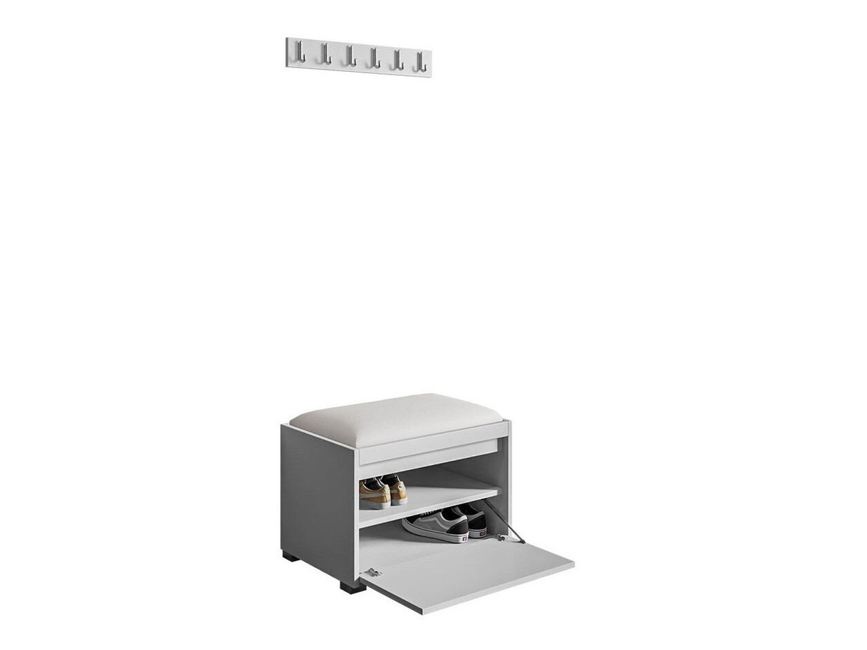 Hallway set Comfivo Pinus VIII (White + Soft 017)