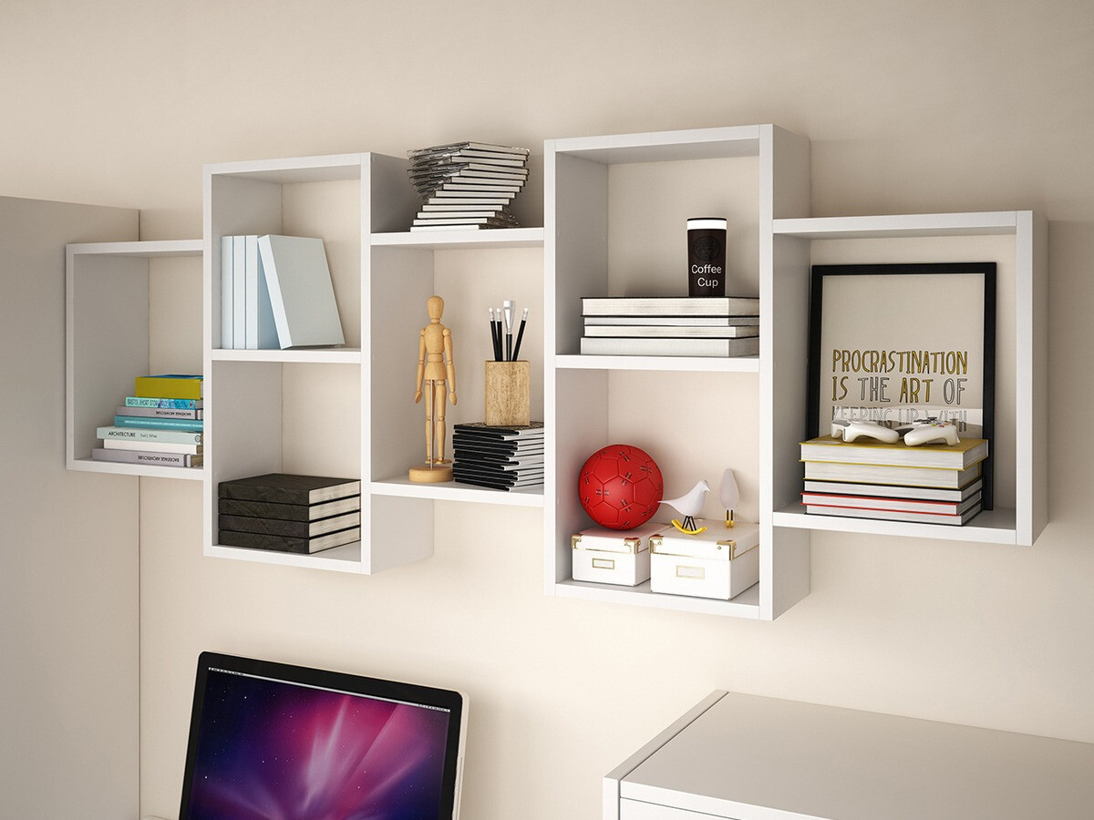 Wall shelf Sarasota 103 (White)