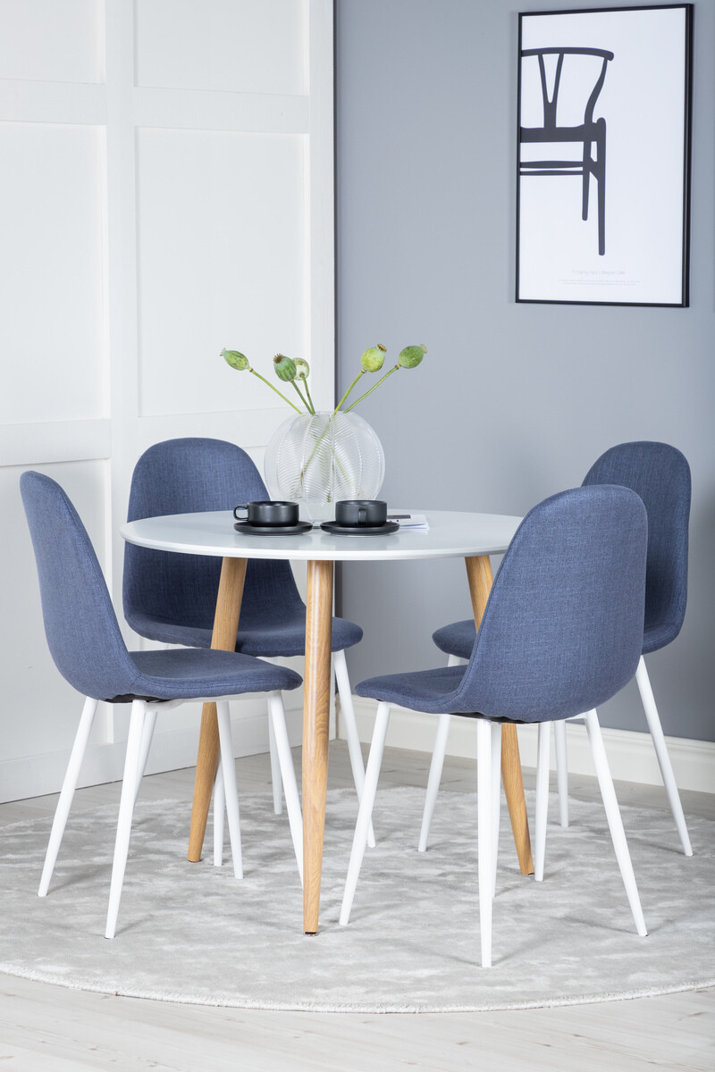 Chair Dallas 201 (Blue + White)