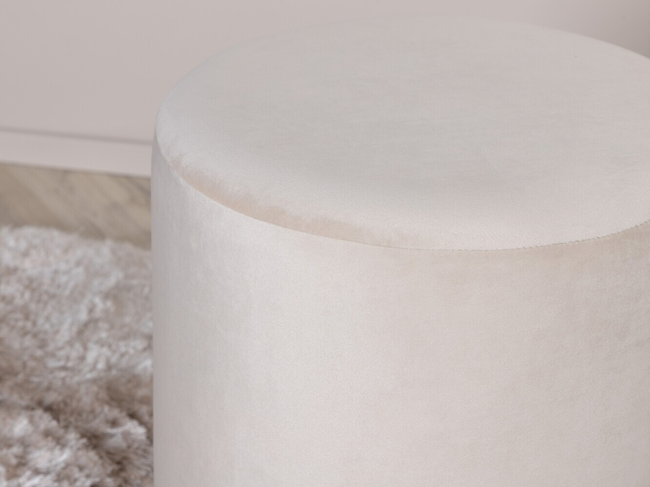 Ottoman Dallas 2936 (Cream + Glossy black)