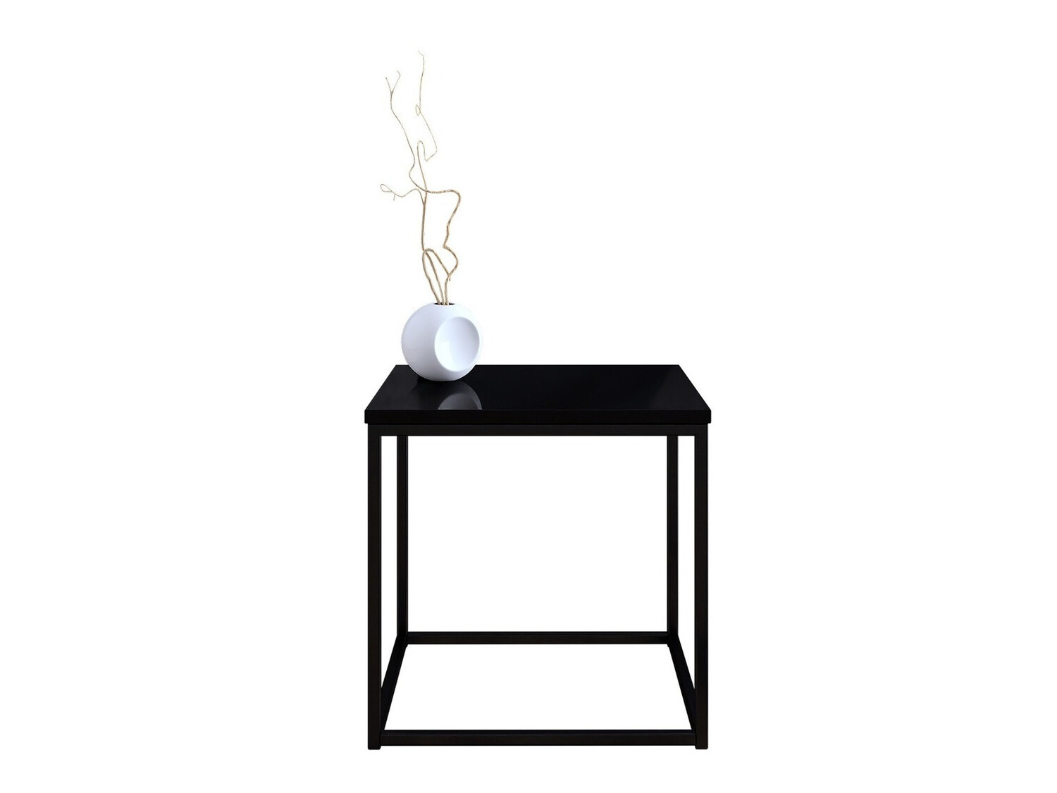 Coffee table Germantown 106 (Matte black + Glossy black)