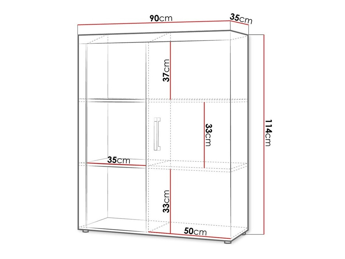 Sideboard Cormiru 101 (Plum + graphite)
