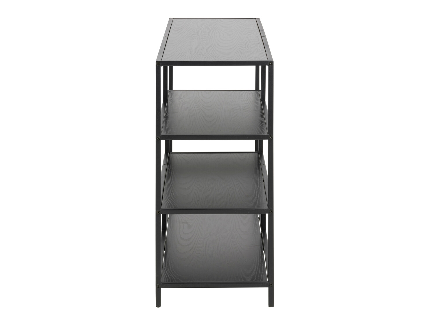Bookcase Norsica Sevferi 102 (Black ash + Black)