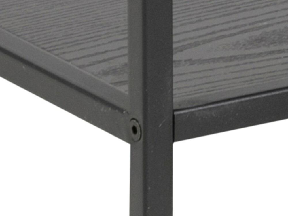 Bookcase Norsica Sevferi 102 (Black ash + Black)