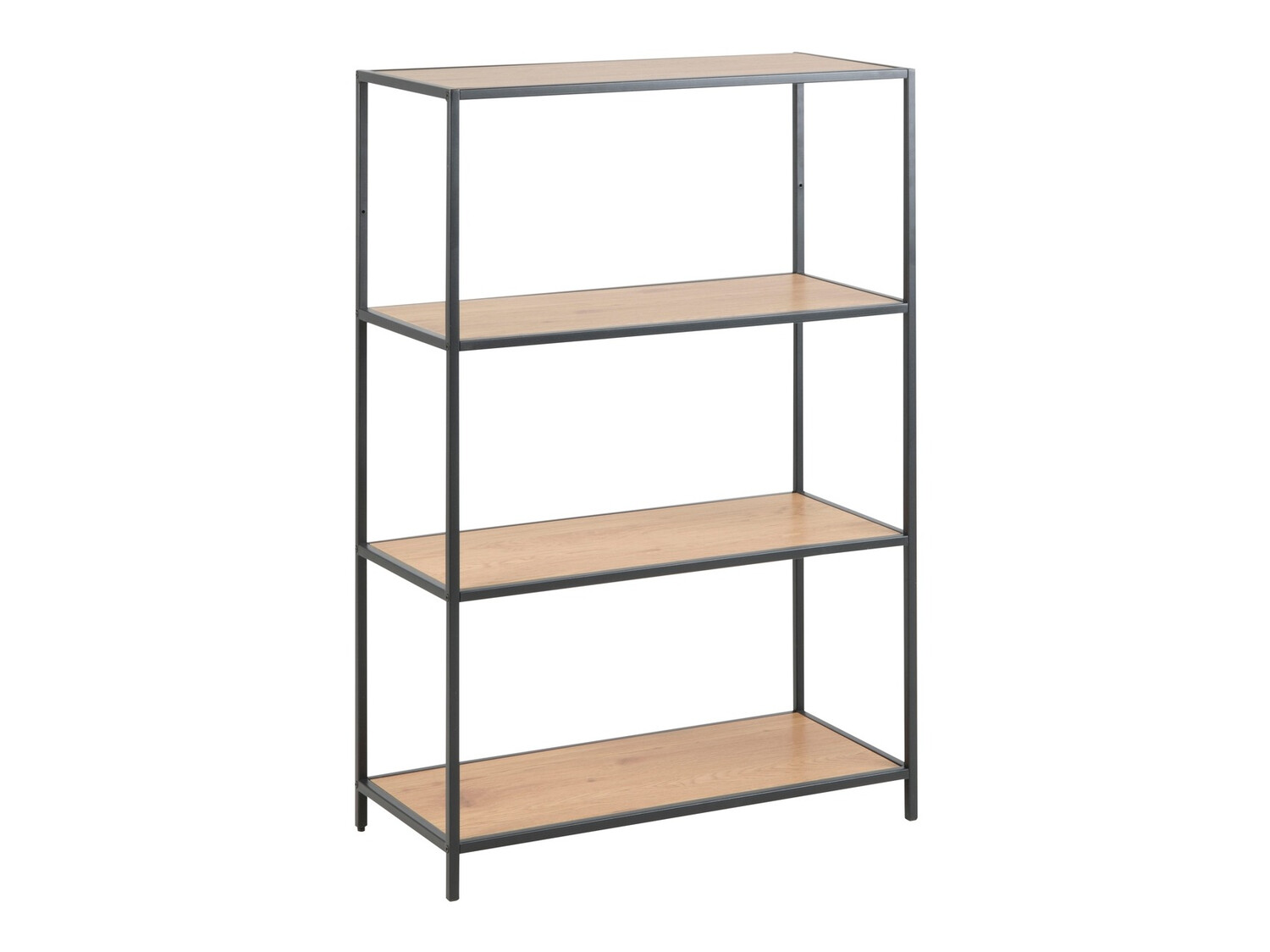 Bookcase Norsica Sevferi 105 (Wild oak + Black)